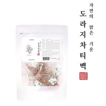 도라지차 효능 만드는법 추출 영양성분 배도라지차 티백 청 목에 좋은 차 말린 기관지에 도라지물 도라지꽃 도라지청, 1개, 1g