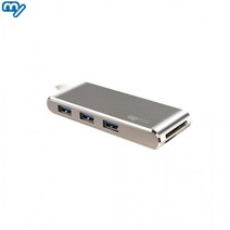 UA3-CS USB3.0 C타입 5포트 카드리더기 알루미늄허브 유에스비 카드리더, 상세페이지 참조