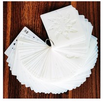 색칠공부도안 판화 만다라 도안 36pcs 만다라 그림 템플릿 diy 바위 그림 아트, 하얀, 36개