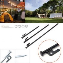 MVP756850고정용 강철 단초팩 텐트 40cm 천막 타프 캠핑용품, 단조팩 실버40cm