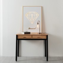 [에보니아] 스틸 참죽원목 서랍책상900 [수도권무료배송], 색상:월넛