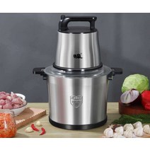 대용량 10L 다기능 만능 고출력 믹서기 푸드 프로세서, 10리터 1600w 대용량 칼날 3세트
