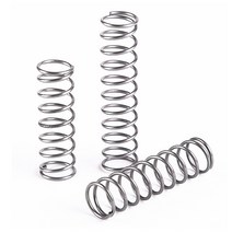 스프링 압축 파형 1.2mm 와이어 직경 6mm-16mm 외부 크기 탄성 미터법 스테인리스 스틸 10mm-60mm 길이 10 개, [01] 1.2mm, [11] 16mm, [10] 60mm