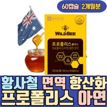 황사철 면역 항산화 프로폴리스 아연 셀레늄 영양제 하루1캡슐 유해산소 세포보호 BEE 겨울철 어린이 유아 키즈 액상 목 구강 기관지 입안 캔디 하루 데일리 맞춤 60대 70대