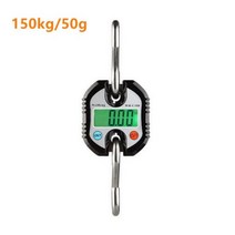 크레인 저울 디지털 무게 300kg 150kg/50g 200kg/100g 500kg/100g 헤비 듀티 행잉 후크 휴대용 스테인레스 스틸, C 150kg, CHINA