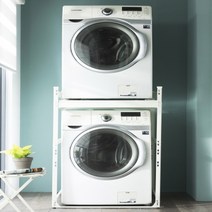 건조기 직렬 키트 2단 화이트 앵글 선반(800*800*1200) 스피드랙