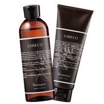 CHIECO 샴푸 C & 트리트먼트 C 세트 - 비 실리콘 장미 태반 보탄