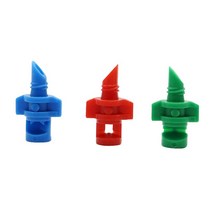 정원 관개 간단한 굴절 노즐 물을 꽃 안개 노즐 나사 연결 90180360 도 분무기 50 피스, [02] green