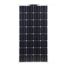 100W 고성능 방수 단결정 유연 태양광 패널 태양열 판넬 태양전지, 1개입