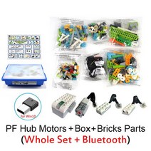 280 개/대 STEM WeDo 2.0 로보틱스 건설 세트 빌딩 블록 45300 교육용 DIY 완구와 호환 가능, 01 Core Set and USB