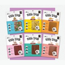 오메가3 져키 강아지 간식 연어 x5 새끼 디저트 산책 대형견 스틱 트릿 펫, 1개