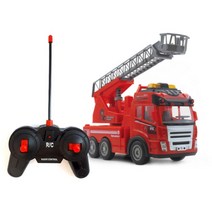 6살남아 선물 무선조정 RC 사다리 소방차 장난감 신나는놀이 원격