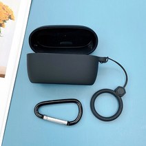 Jabra Elite 75t 스포츠 블루투스 이어폰 보호용 헤드폰 케이스 커버 액세서리 용 귀여운 실리콘, [01] black