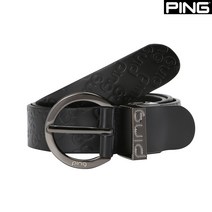 핑 핑(PING) 골프웨어 블랙 여성 로고 불박 벨트 121B1BT852_BK