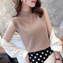 톱 민소매나시 여성 핏아우터 에어매쉬 이너니트 미니 셋업 이너웨어 상의 이너티셔츠 양복조끼 2443339652
