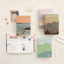 애프터글로우 데코 다이어리 만년형 (스티커10장포함) MOUNTAIN