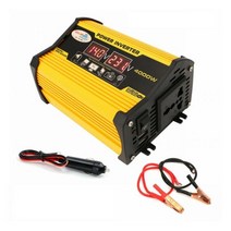 마노미터 디지털 압력계 LED 자동차 전원 인버터 변환기 어댑터, 12V to 110v
