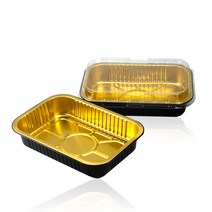 스파게티 용기 580ml / AK580 / 블랙 / 라자냐 리조또 오븐 포장 용기, 10개