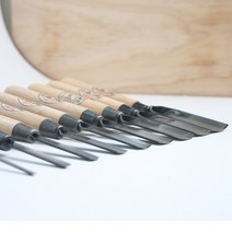 [천비] 조금 둥근칼(아사도 2.3t 고탄소합금강 접쇠구조) 사이즈 옵션, 21mm