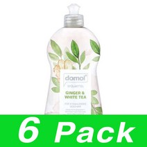 도몰 진저 화이트티 식기세척기 세제 Domol Spulmittel Ginger White Tea 500Ml 6개