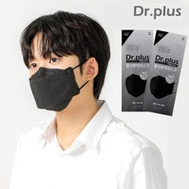 닥터플러스 KF94 황사미세먼지마스크 대형 블랙 100매