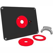정밀 라우터 테이블 인서트 플레이트 키트 PRS4036 포터 케이블 690/890 시리즈와 호환 보쉬 1617과 호환 - Level-Loc 링 500795
