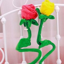 장미 꽃 인형 꽃다발 어린이 유치원 입학 졸업 학예회 선물, 장미꽃-진핑크