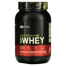 이지몰 Optimum Nutrition (옵티멈 뉴트리션) Gold Standard 100 Whey 딸기 및 크림 899g(1.98lbs) No.24679, 898.11g