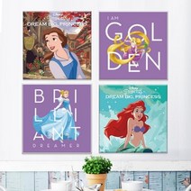 바보사랑 DIY 디즈니 프린세스 그리기 시리즈 아이러브페인팅.아이러브페인팅, 04원더풀_에리얼_페인팅