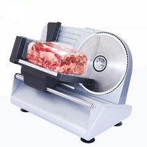 식품교반충진기 고기 슬라이서 150W 전기 냉동 델리 식품 절단 치즈 빵 칼 1-15MM 두께 조절 기계, 01 food slicer_01 230V_04 AU