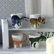 손잡이 어린이 특이한 물컵 머그컵 공룡 4종 유아 381717EA, 쿠팡@ 브라키오사우르스, 쿠팡@ 본상품선택