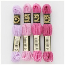 퀼팅맘 DMC 프랑스 수입정품 굵은 울사 Art.486 태피스트리 모사 자수실, 7024