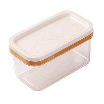 버터케이스 2 in 1 버터 슬라이서 커터 컨테이너 PP 플라스틱 접시 치즈 보관 상자 가정용 주방 용품132224, 02 Single Layer