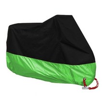 오토바이 커버 M L XL 4XL 방진 방수 야외 UV 차단 모터바이크 비 스쿠터용 자전거, 4XL for 2301-2600mm_001Green
