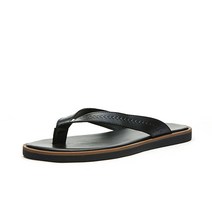 인텐스 남성 소가죽 플립플랍 슬리퍼 1.7cm LCMW58I126