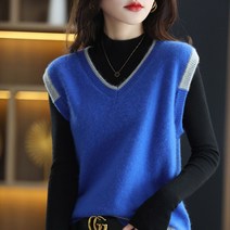 가을과 겨울 여성 골프 의류 여성 골프 재킷 스웨터 봄과 가을 새로운 느슨한 풀오버 v-neck 재킷 양복 조끼 민소매 핫 니트 양복 조끼 여성 착용
