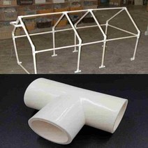 PVC 파이프 연결 커넥터 T자 20 25 32 소켓 배관 자재 조인트, 32mm