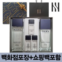 정품 헤라 옴므 에센스 베이직 스페셜 2종 세트 남성 스킨 로션 (선물포장+쇼핑백 증정), 옴므 베이직 2종 (샘플3p+백화점포장+쇼핑백)