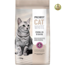 라이브잇 프로베스트 캣 화이트 올라이프 건식사료, 13개, 10kg, 오리