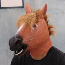 사은품증정 그린피쉬 조랑말 가면 고릴라 탈 엽기 얼굴 동물 마스크 시가 선글라스 금목걸이, K. 조랑말 (선글라스+시가+금목걸이)