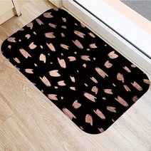 스톤 스트라이프 대리석 패턴 미끄럼 방지 스웨이드 카펫 도어 매트 1 개 40x60cm 현관 야외 주방 거실 바닥 러그 48276, [02] 2DD-48276-029