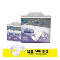 몰리케어 엘라스틱 8D L 24매 3팩 1박스 장애인기저귀 성인용기저귀 청소년 기저귀 환자용 산모용 요실금 대형, L(특대형3220ml)