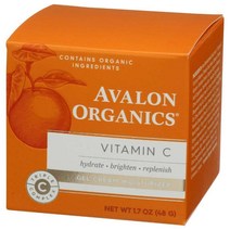 안티에이징 수분 보습 크림 Avalon Organics Moistruizer with Vit C 1.7 온스(1온스=약30g)
