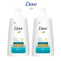 도브 데일리샤인 컨디셔너 660ml 2개입, 2개
