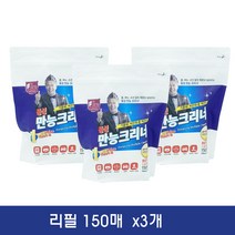 동성만능크리너 리필 150매 / 베이킹소다 구연산 함유 찌든때 세정티슈, 3개