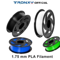 CRUX 1 X5SA FDM 3D 프린터 용 Tronxy PLA 필라멘트 1.75mm 1kg/롤 고무 소모품 소재 10 배 인성 빠른 인쇄, 07 1KG  PLA Yellow
