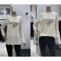 올리비아로렌 NC백화점 해운대 가을 얇은 긴팔 라운드 티셔츠 VVBALWF7331