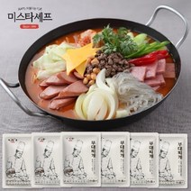 미스타셰프 부대찌개 600g x 6팩 801499, 없음