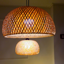 라탄 펜던트 시리즈 조명 식탁등 우드 북유럽, 4. 라탄갓(대)