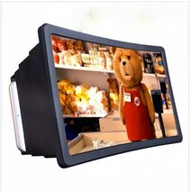 JH굿즈 스마트폰 확대 스크린 (터널형 곡면스크린) 커브드 선명도 굿 돋보기 확대경 뷰어 폰확대기 나들이 캠핑 낚시 여행 폰확대스크린